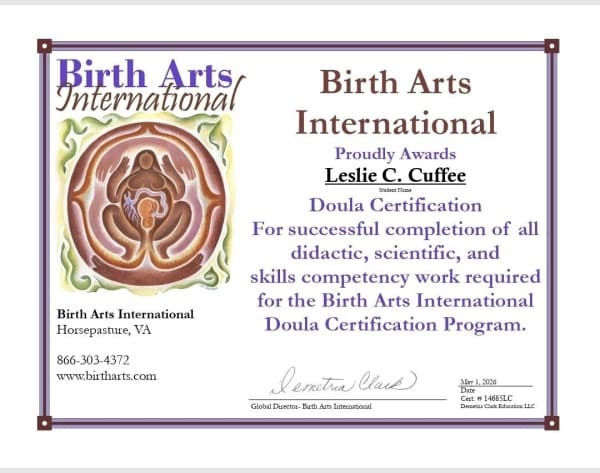 Leslie Cuffee — doula training — photo 2