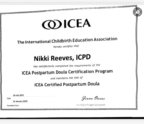 Nikki Doula — doula training — photo 4