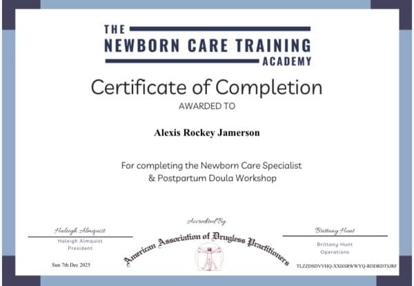 Alexis Jamerson — doula training — photo 1