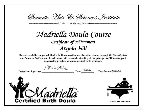 Annie Hill — doula training — photo 1