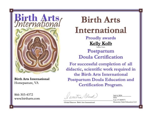 Kolb, Kelly — doula training — photo 4