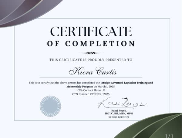 Kiera Curtis — doula training — photo 4