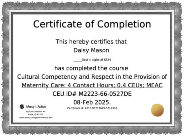 Daisy Mason — doula training — photo 4