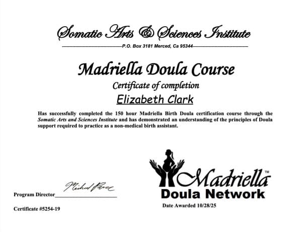 Elizabeth Clark — doula training — photo 5