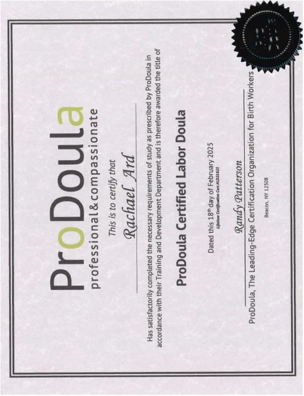 Rachael Ard — doula training — photo 2