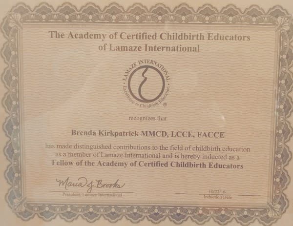 Brenda Kirkpatrick — doula training — photo 2