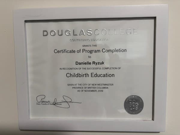 Danielle Ryzuk — doula training — photo 1