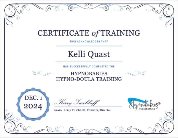 Kelli Quast — doula training — photo 2