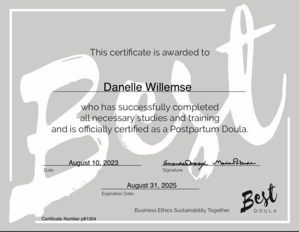 Danelle Willemse — doula training — photo 3