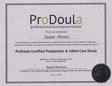 Susan Petrus — doula training — photo 3